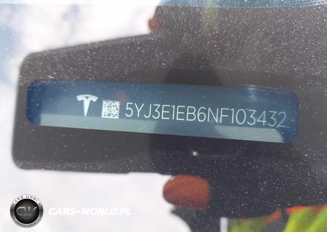 2022 Tesla Model 3 Long Range Dual Motor All-Wheel Drive VIN:5YJ3E1EB6NF103432 - 9