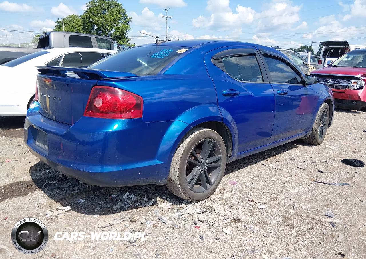 2014 Dodge Avenger Se VIN:1C3CDZAG0EN160296 - 4