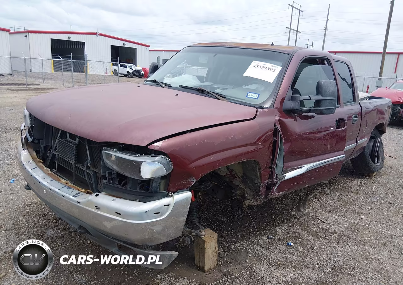 2002 GMC Sierra 1500Hd Sle VIN:1GTGC13U52F186502 - 2
