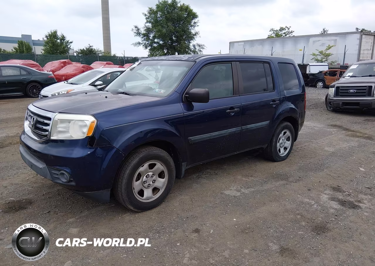 2014 Honda Pilot Lx VIN:5FNYF4H29EB027091 - 2