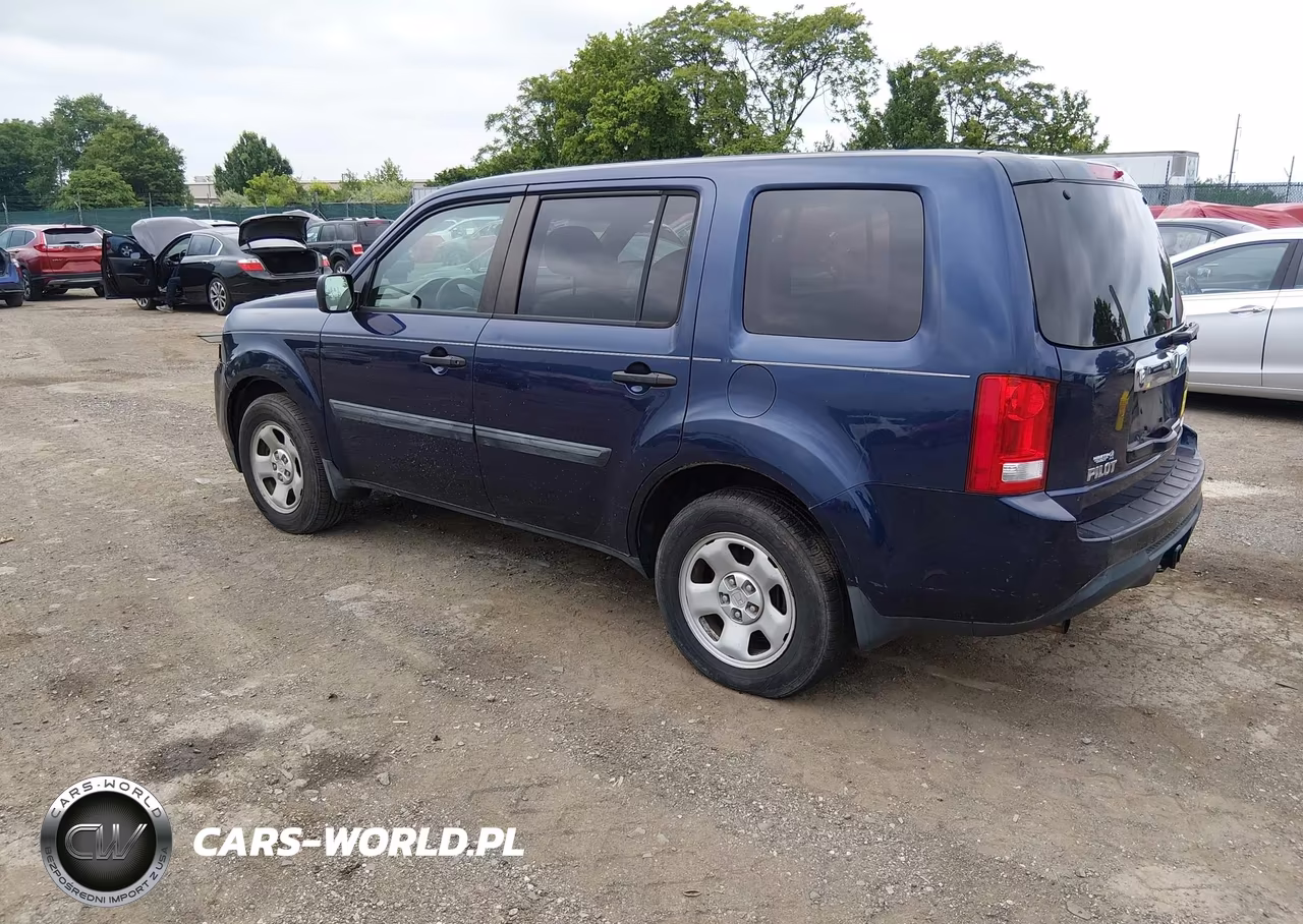 2014 Honda Pilot Lx VIN:5FNYF4H29EB027091 - 3