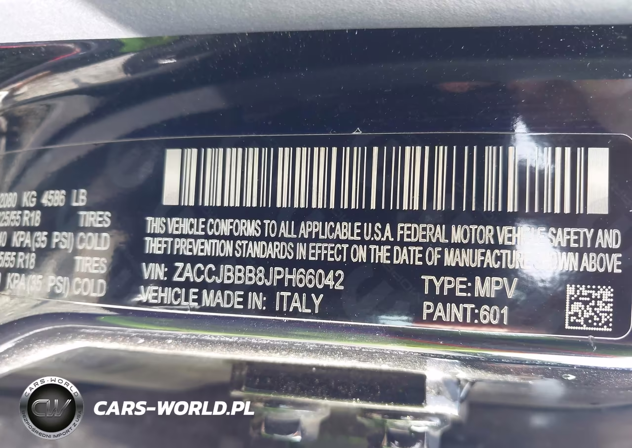 2018 Jeep Renegade Latitude 4X4 VIN:ZACCJBBB8JPH66042 - 9