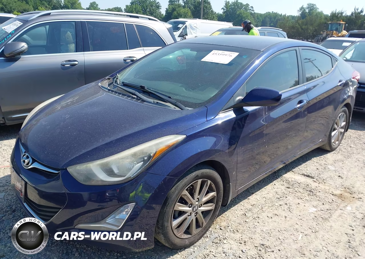 2014 Hyundai Elantra Se VIN:5NPDH4AE1EH535859 - 2