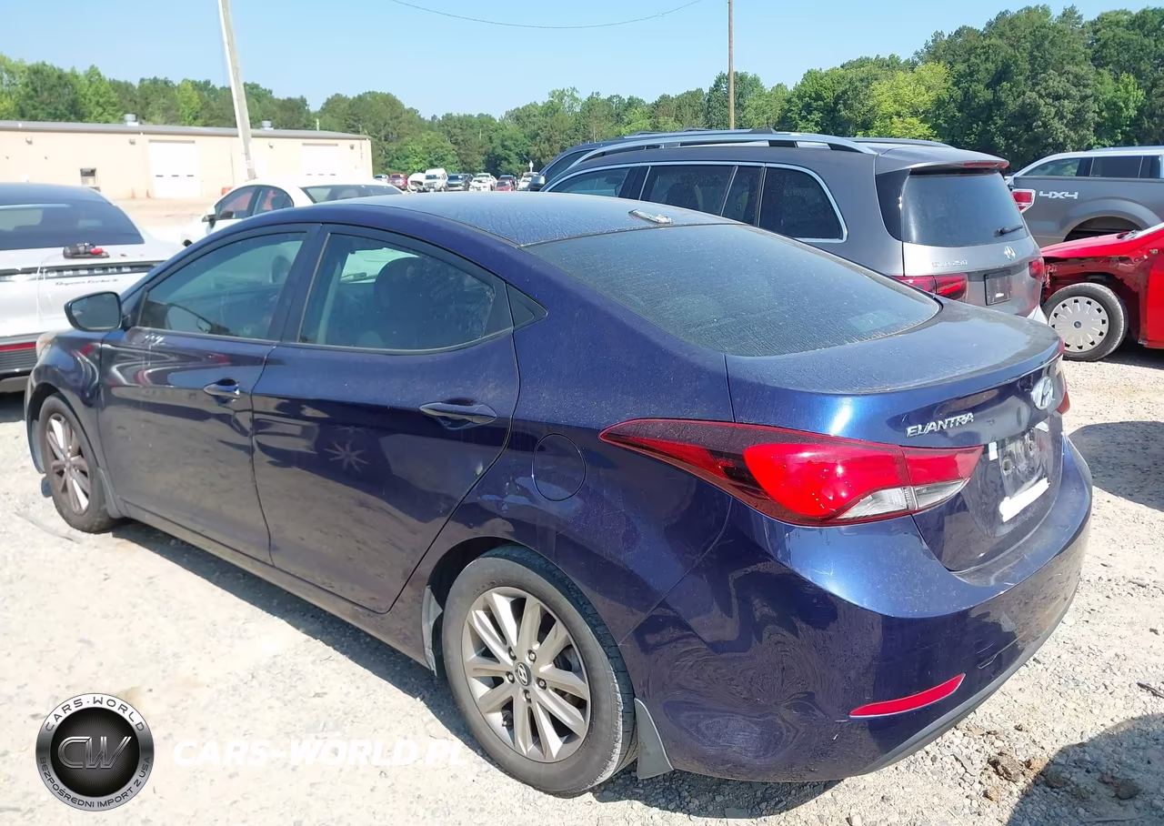 2014 Hyundai Elantra Se VIN:5NPDH4AE1EH535859 - 3