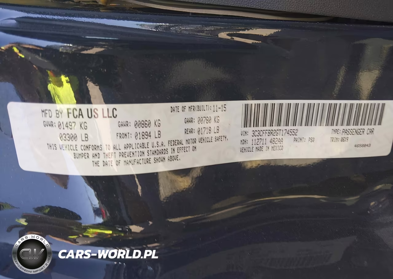 2016 Fiat 500 Sport VIN:3C3CFFBR2GT174552 - 9