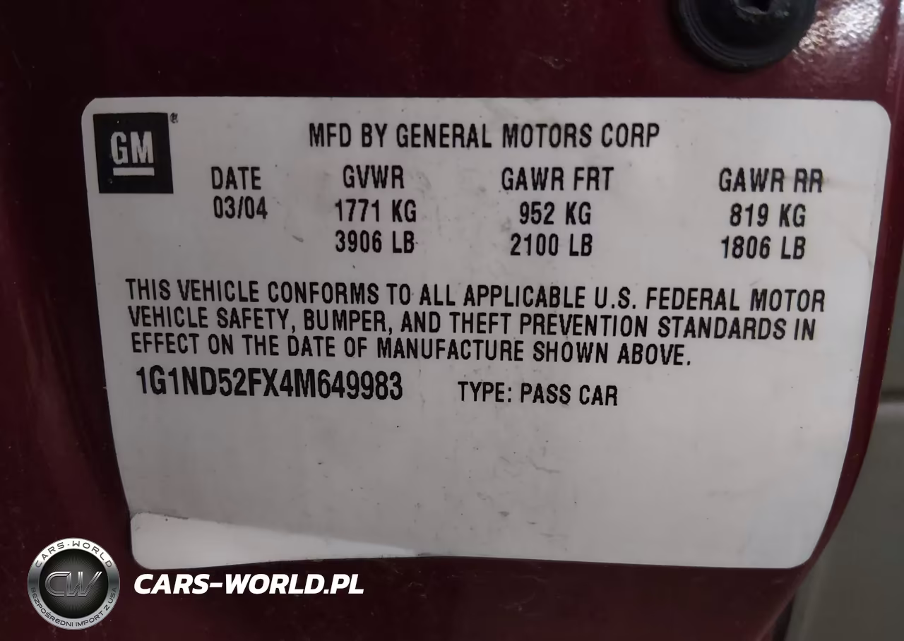 2004 Chevrolet Classic VIN:1G1ND52FX4M649983 - 9