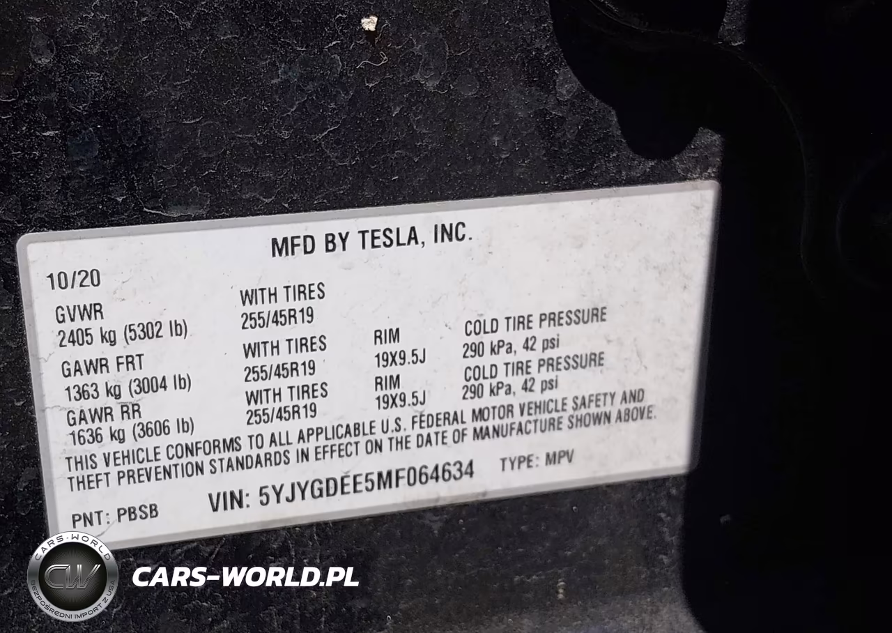 2021 Tesla Model Y Long Range Dual Motor All-Wheel Drive VIN:5YJYGDEE5MF064634 - 9