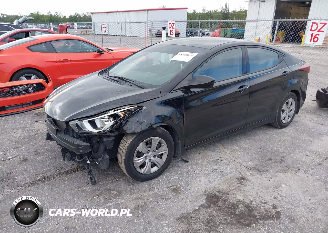 2016 Hyundai Elantra Se VIN:KMHDH4AE0GU481121 - 2