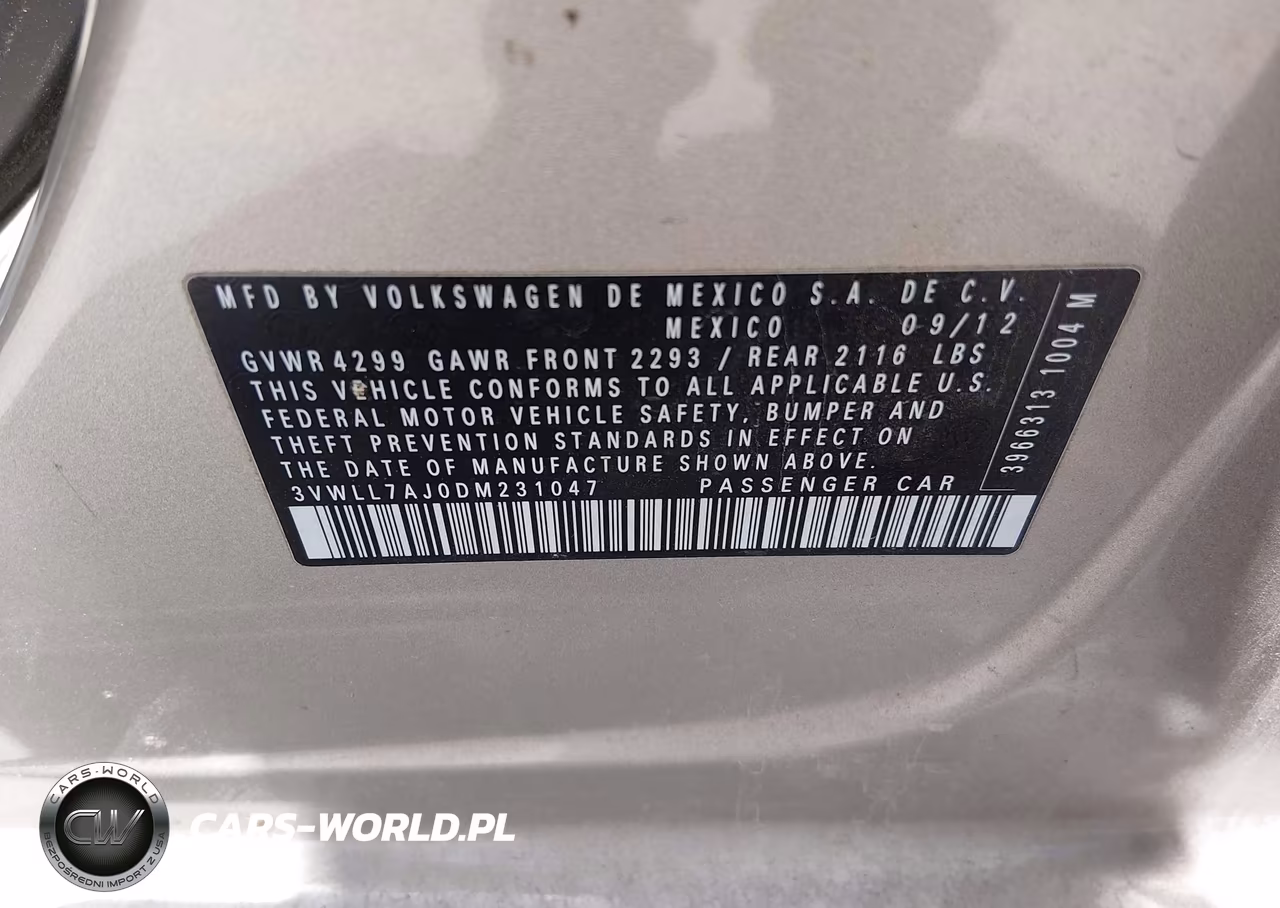 2013 Volkswagen Jetta 2.0L Tdi VIN:3VWLL7AJ0DM231047 - 9