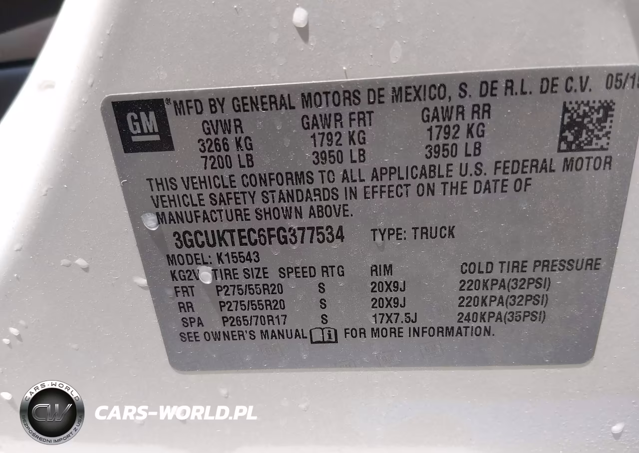 2015 Chevrolet Silverado 1500 High Country VIN:3GCUKTEC6FG377534 - 9