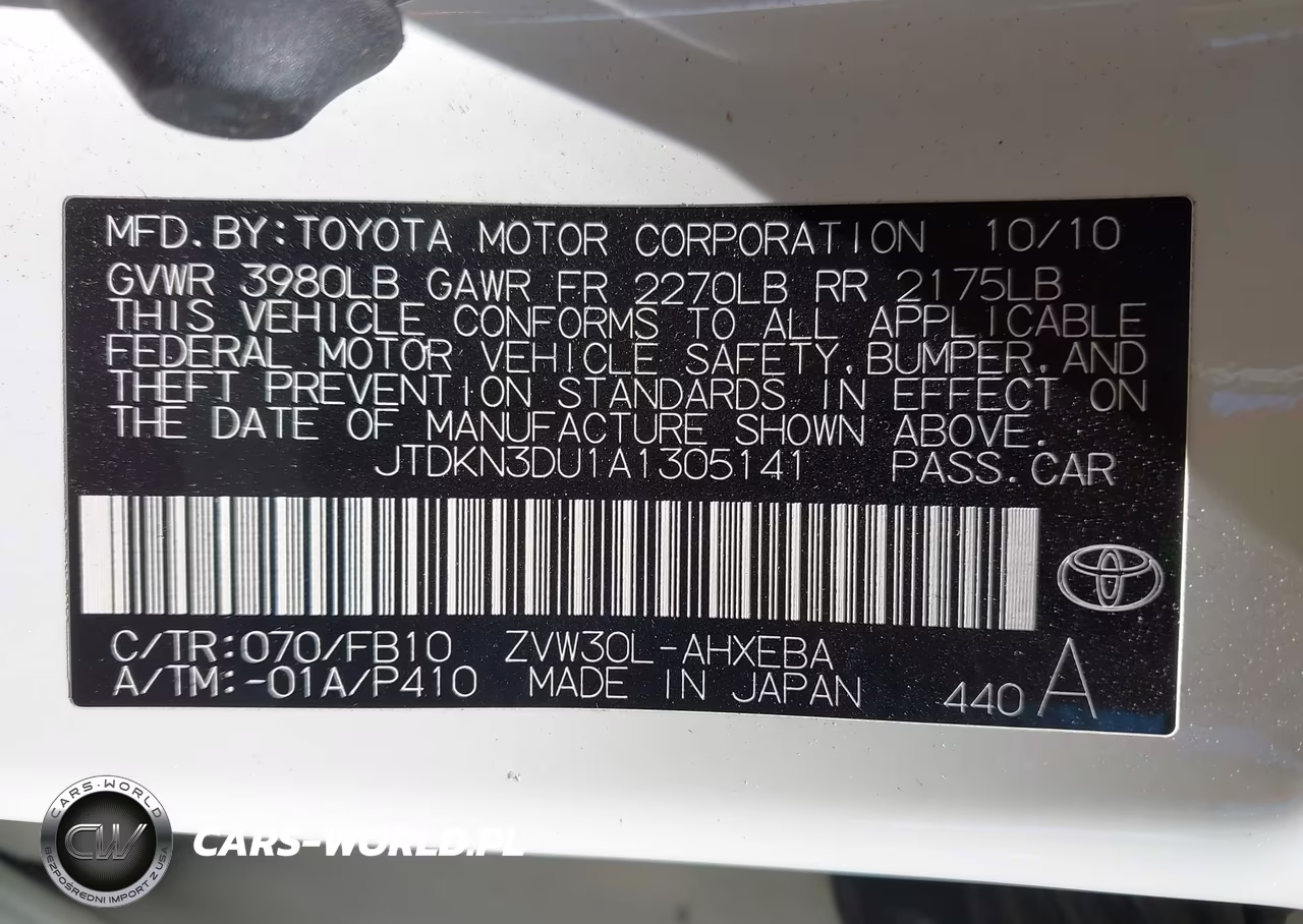2010 Toyota Prius Ii VIN:JTDKN3DU1A1305141 - 9