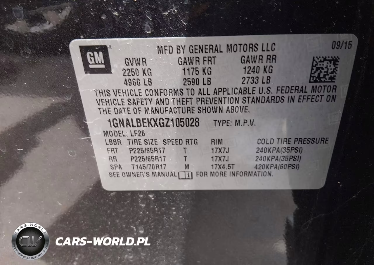 2016 Chevrolet Equinox Ls VIN:1GNALBEKXGZ105028 - 9