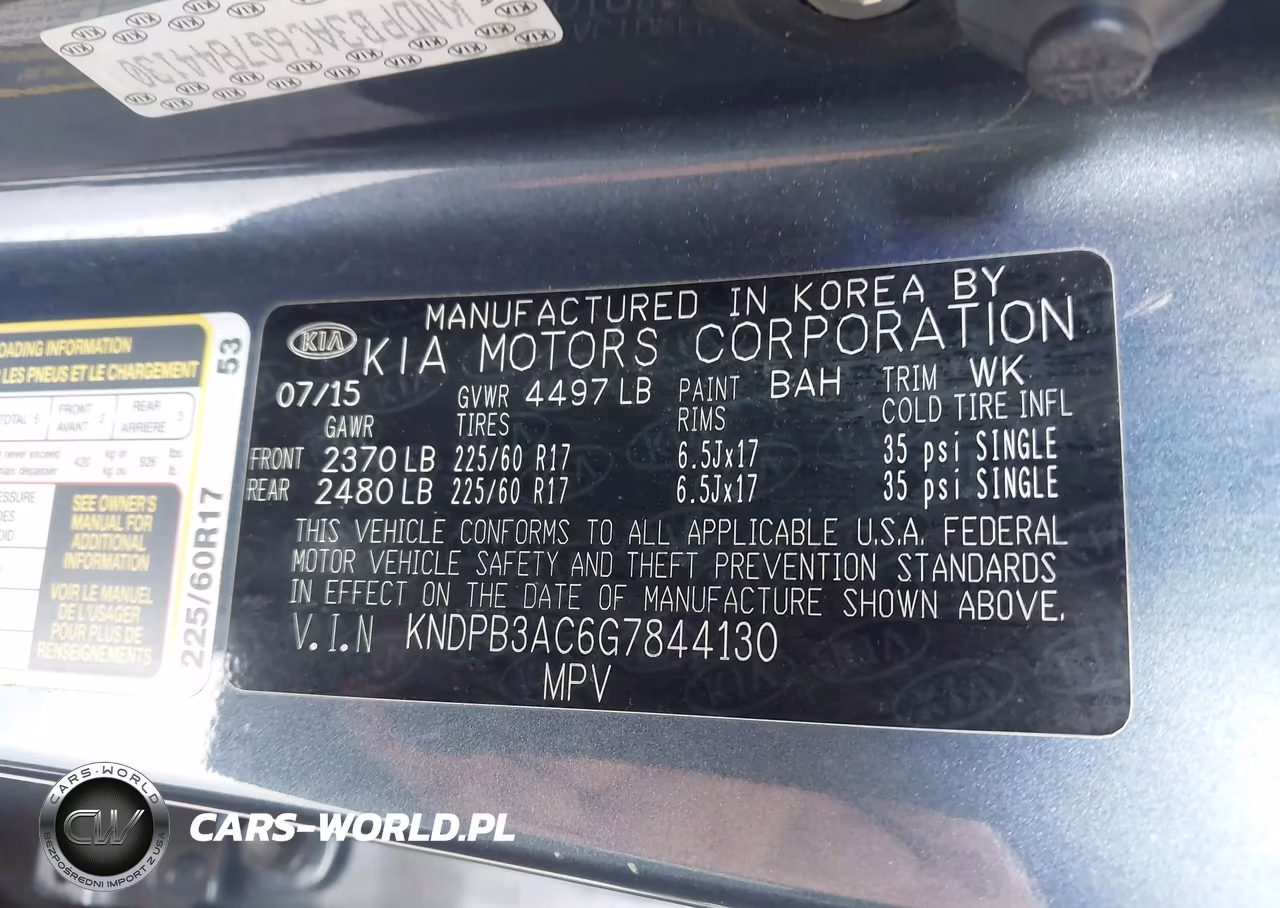 2016 Kia Sportage Lx VIN:KNDPB3AC6G7844130 - 9