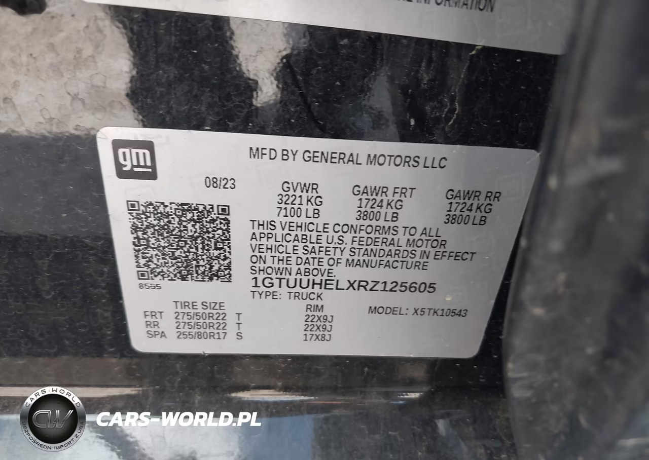 2024 GMC Sierra 1500 4Wd Short Box Denali Ultimate VIN:1GTUUHELXRZ125605 - 9