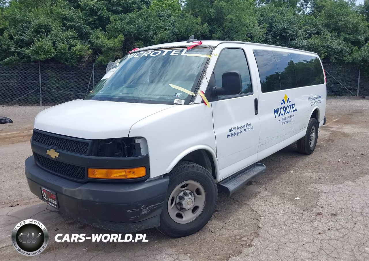2022 Chevrolet Express Passenger Rwd 3500 Extended Wheelbase Ls VIN:1GAZGNFP9N1286610 - 2