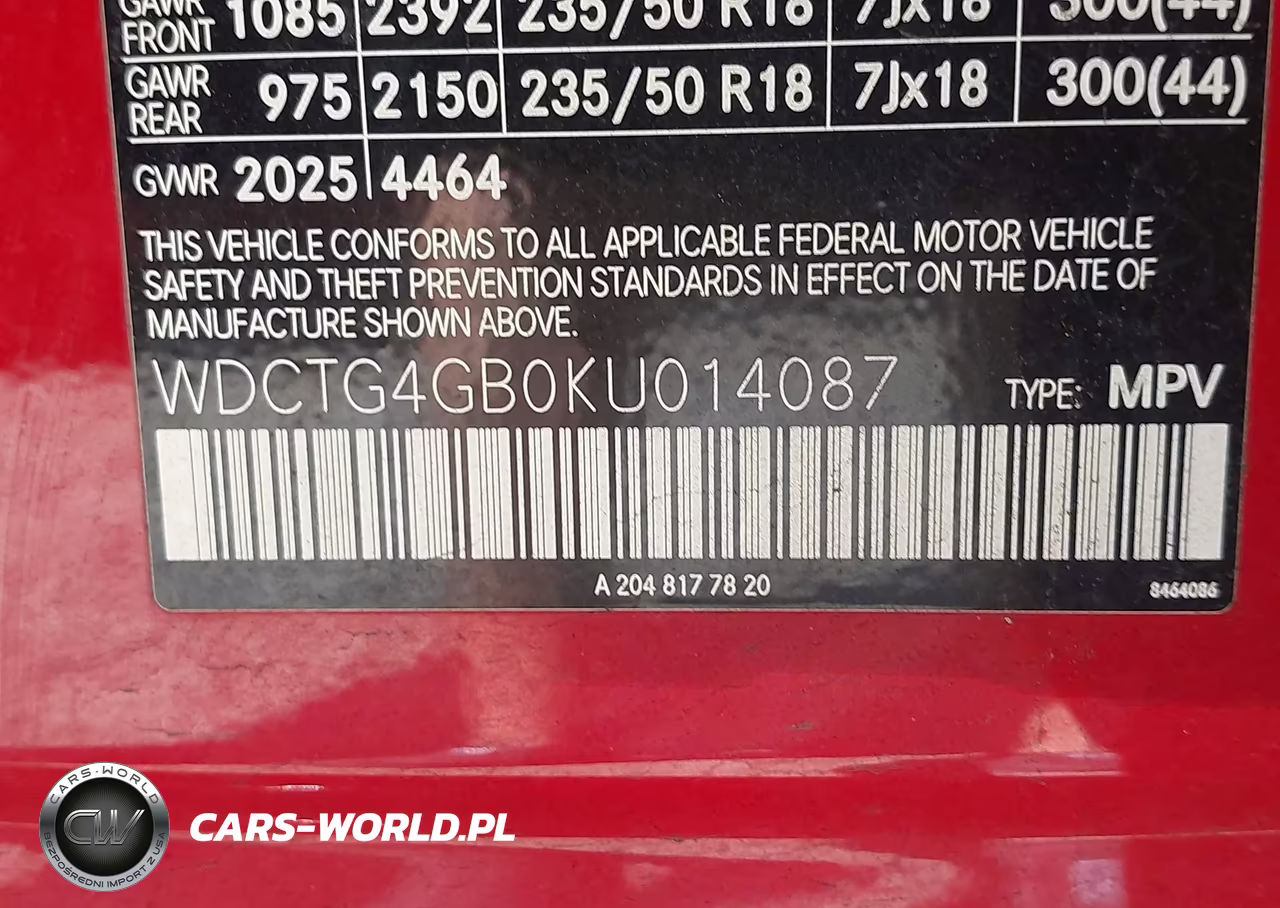 2019 Mercedes-Benz Gla 250 4Matic VIN:WDCTG4GB0KU014087 - 9