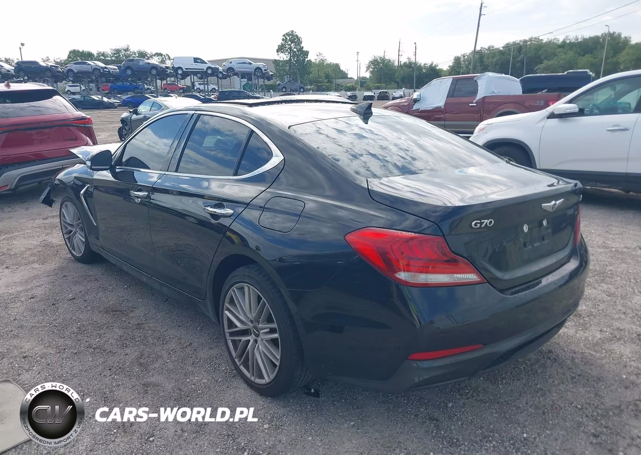 2021 Genesis G70 2.0T Rwd VIN:KMTG34LA8MU074204 - 3