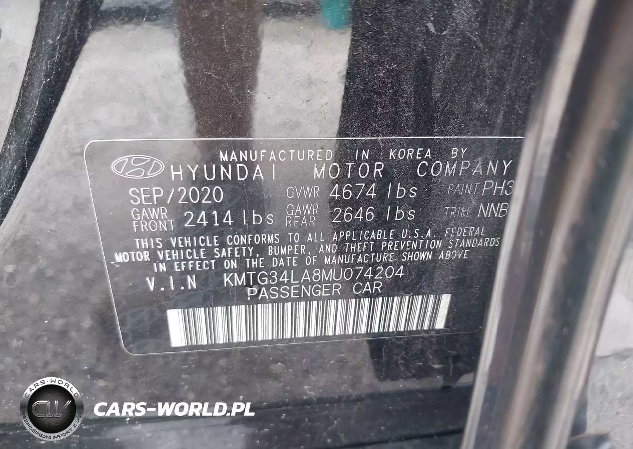 2021 Genesis G70 2.0T Rwd VIN:KMTG34LA8MU074204 - 9