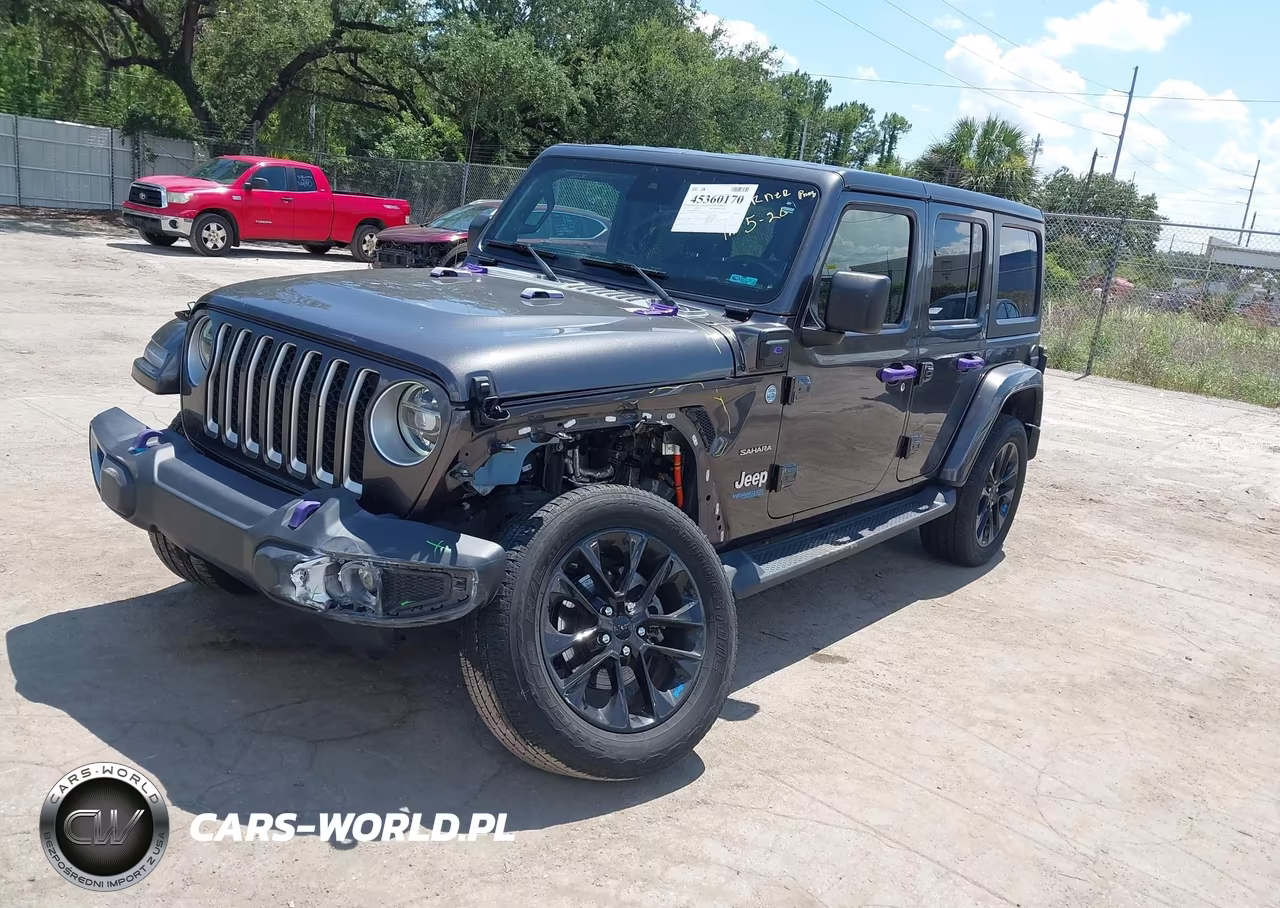 2022 Jeep Wrangler 4Xe Unlimited Sahara 4X4 VIN:1C4JJXP66NW258502 - 2