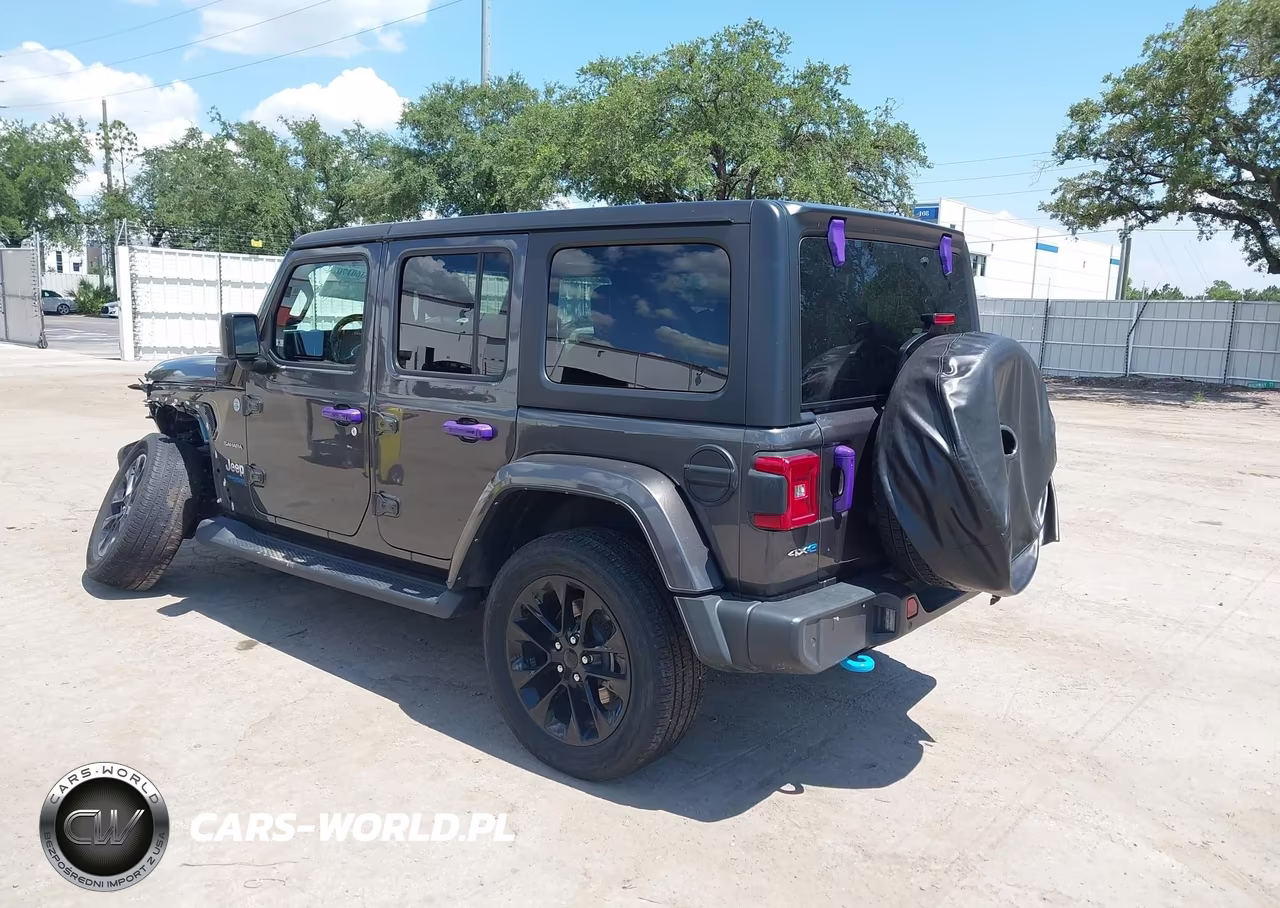 2022 Jeep Wrangler 4Xe Unlimited Sahara 4X4 VIN:1C4JJXP66NW258502 - 3