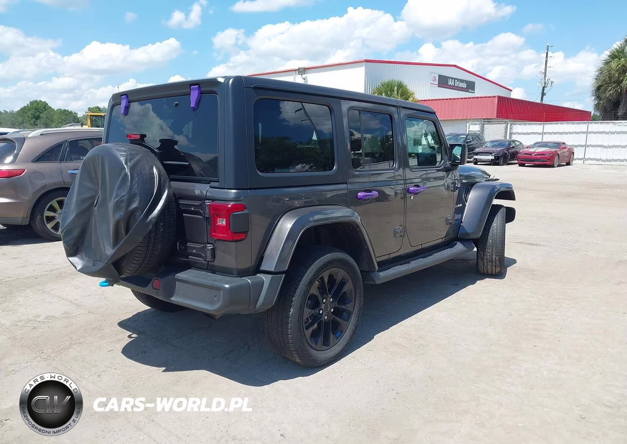 2022 Jeep Wrangler 4Xe Unlimited Sahara 4X4 VIN:1C4JJXP66NW258502 - 4