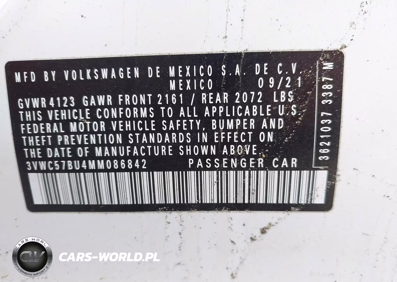 2021 Volkswagen Jetta 1.4T R-Line-1.4T S-1.4T Se VIN:3VWC57BU4MM086842 - 9