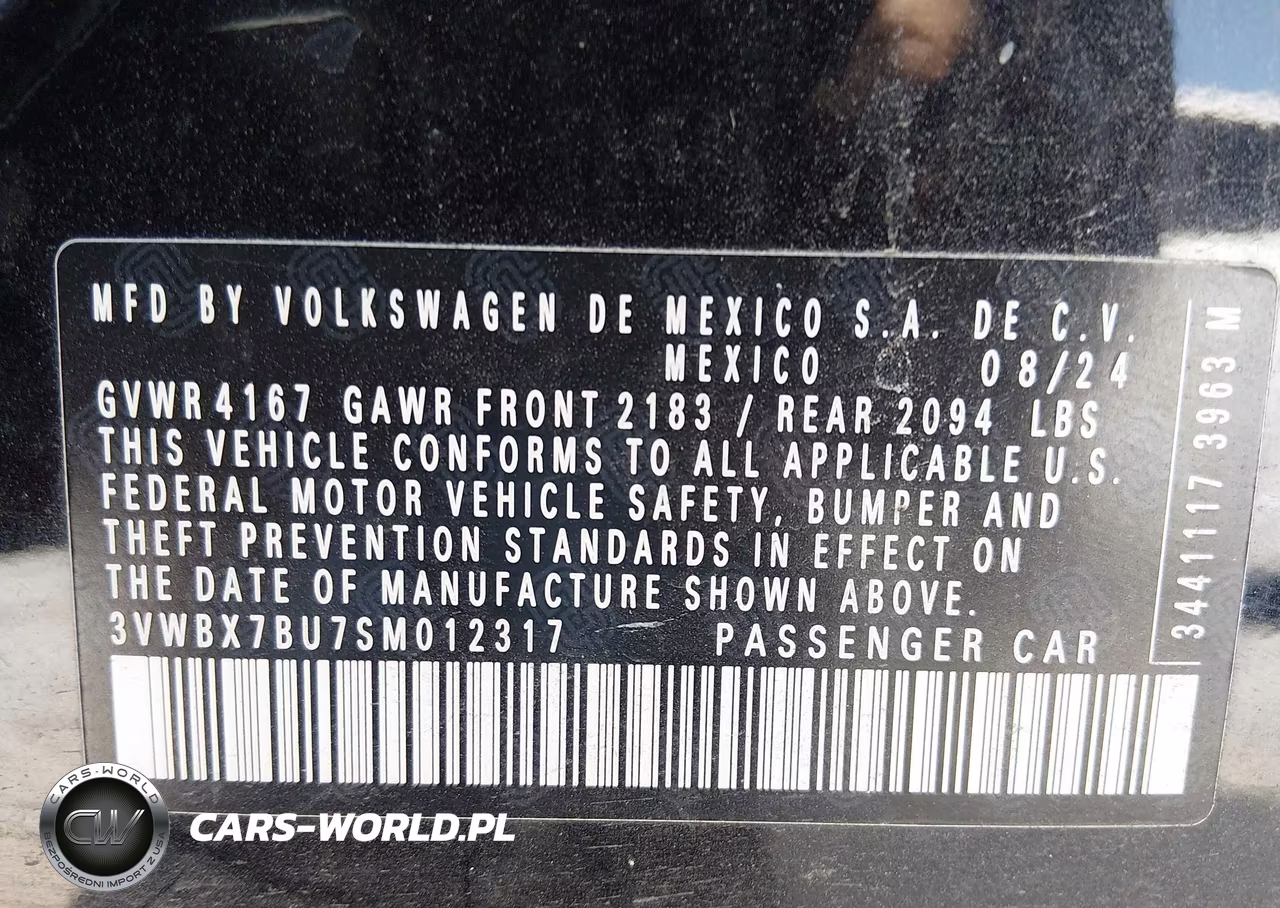 2025 Volkswagen Jetta 1.5T Sport VIN:3VWBX7BU7SM012317 - 9
