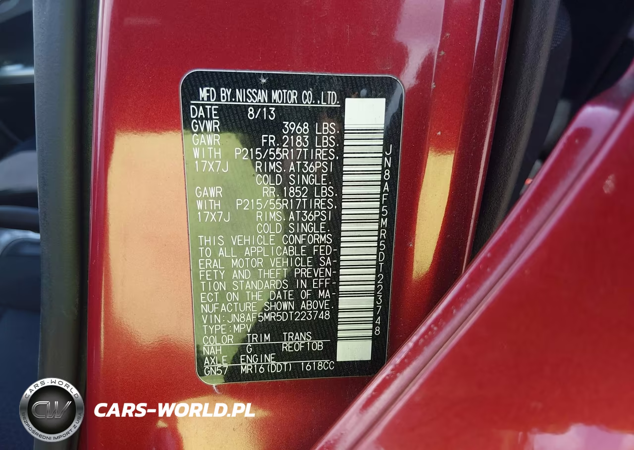 2013 Nissan Juke Sv VIN:JN8AF5MR5DT223748 - 9
