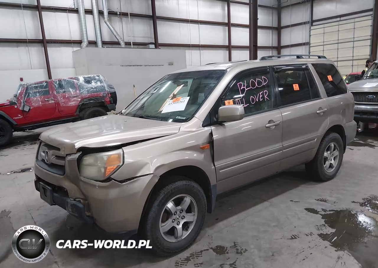 2006 Honda Pilot Ex-L VIN:2HKYF18516H523806 - 2