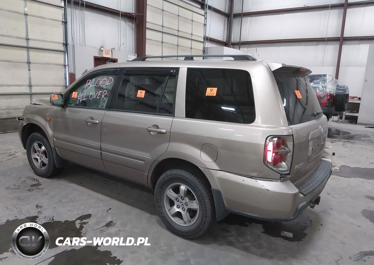 2006 Honda Pilot Ex-L VIN:2HKYF18516H523806 - 3