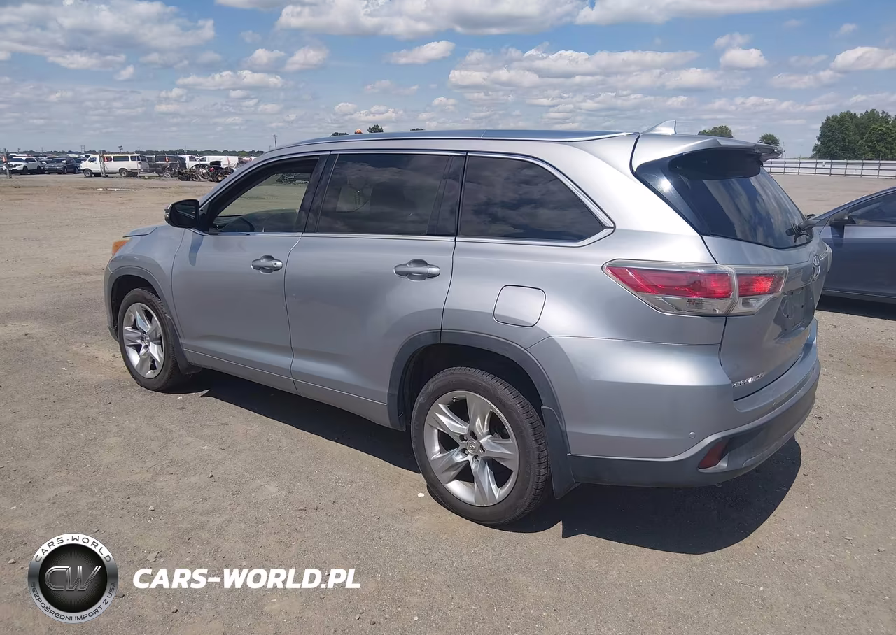 2015 Toyota Highlander Limited V6 VIN:5TDYKRFH9FS053302 - 3