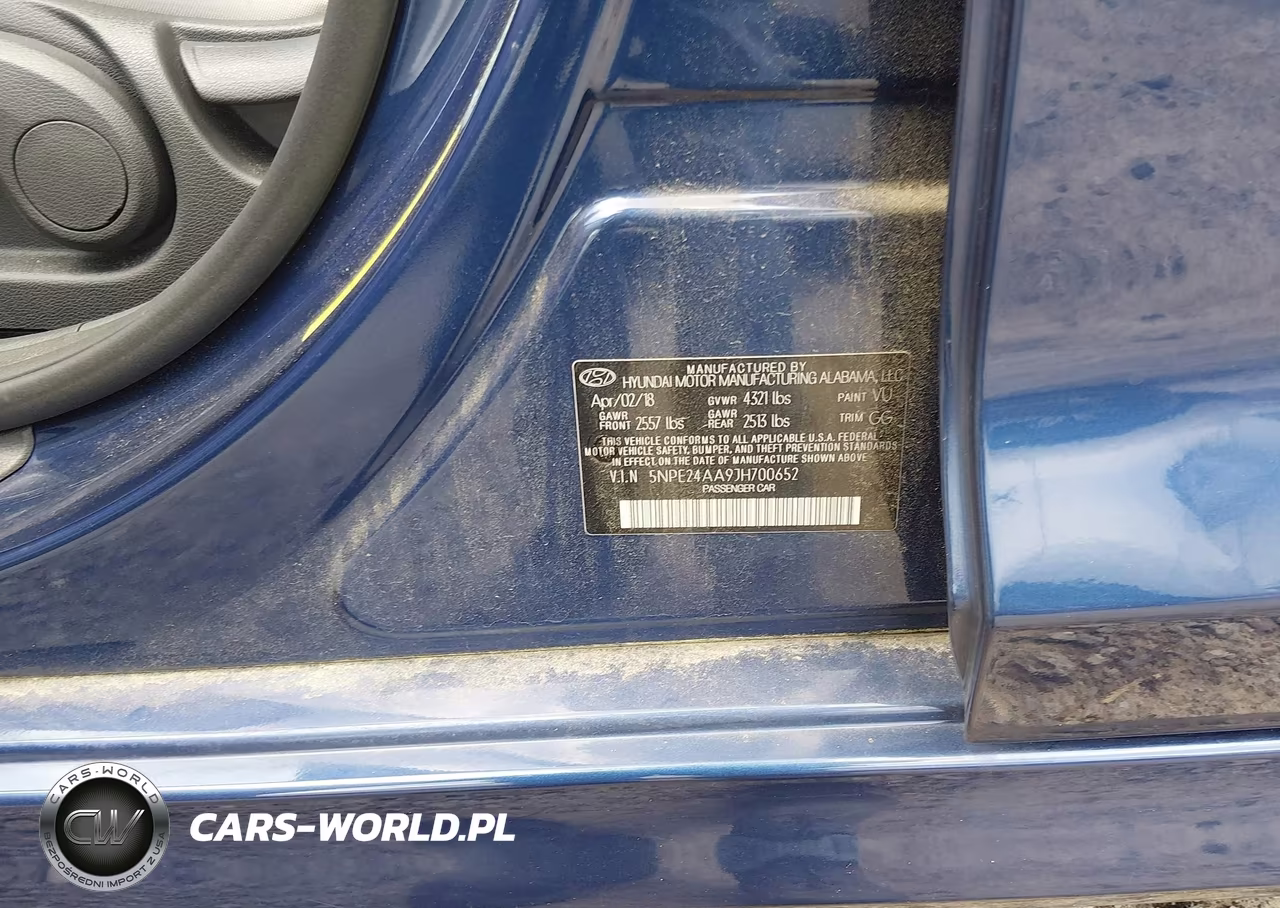 2018 Hyundai Sonata Eco VIN:5NPE24AA9JH700652 - 9