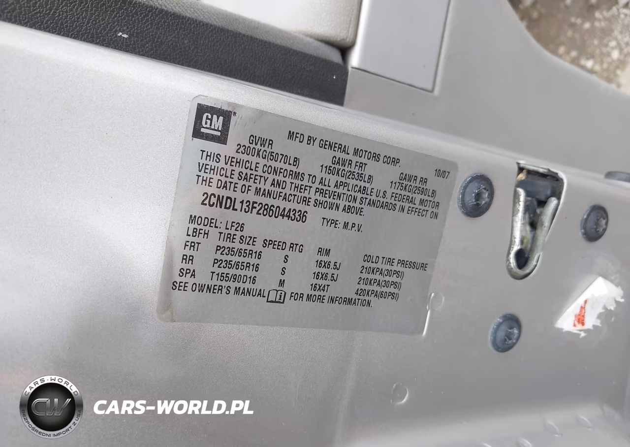 2008 Chevrolet Equinox Ls VIN:2CNDL13F286044336 - 9