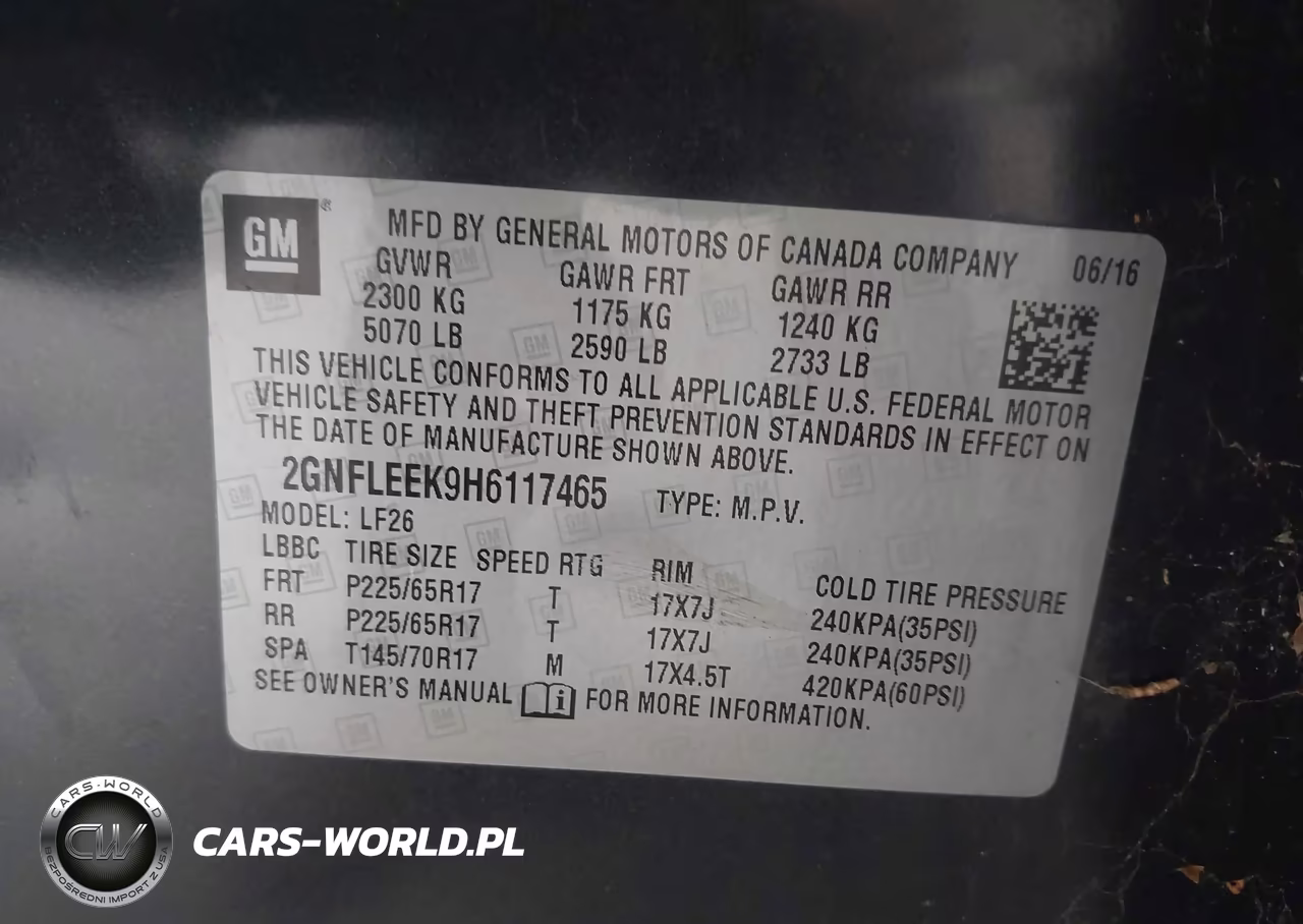 2017 Chevrolet Equinox Ls VIN:2GNFLEEK9H6117465 - 9