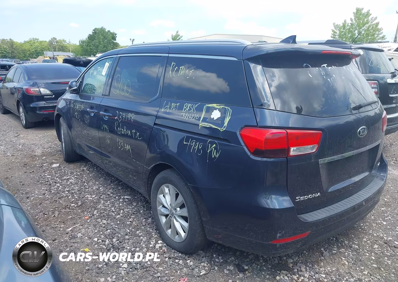 2015 Kia Sedona Ex VIN:KNDMC5C11F6023674 - 3