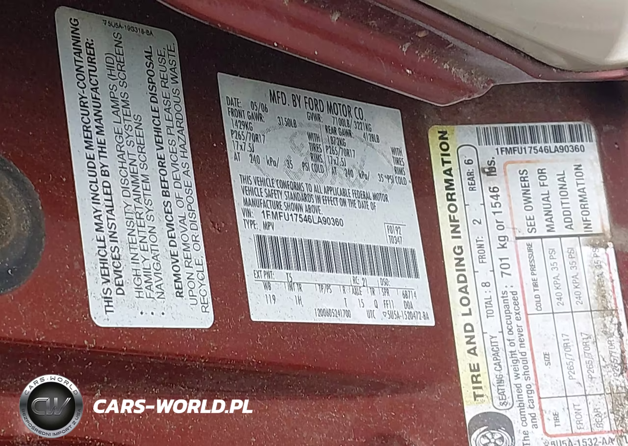 2006 Ford Expedition Eddie Bauer-King Ranch VIN:1FMFU17546LA90360 - 9