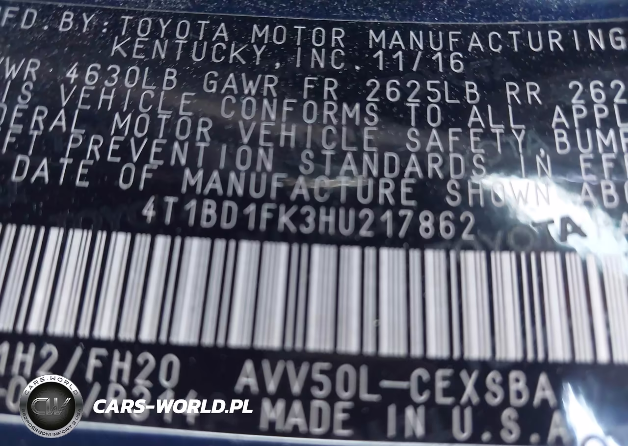 2017 Toyota Camry Hybrid Se VIN:4T1BD1FK3HU217862 - 9