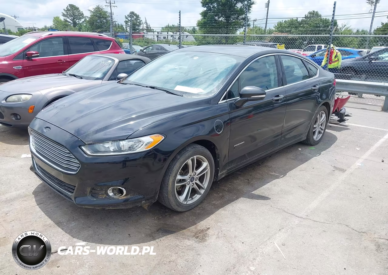 2015 Ford Fusion Energi Titanium VIN:3FA6P0SUXFR274665 - 2