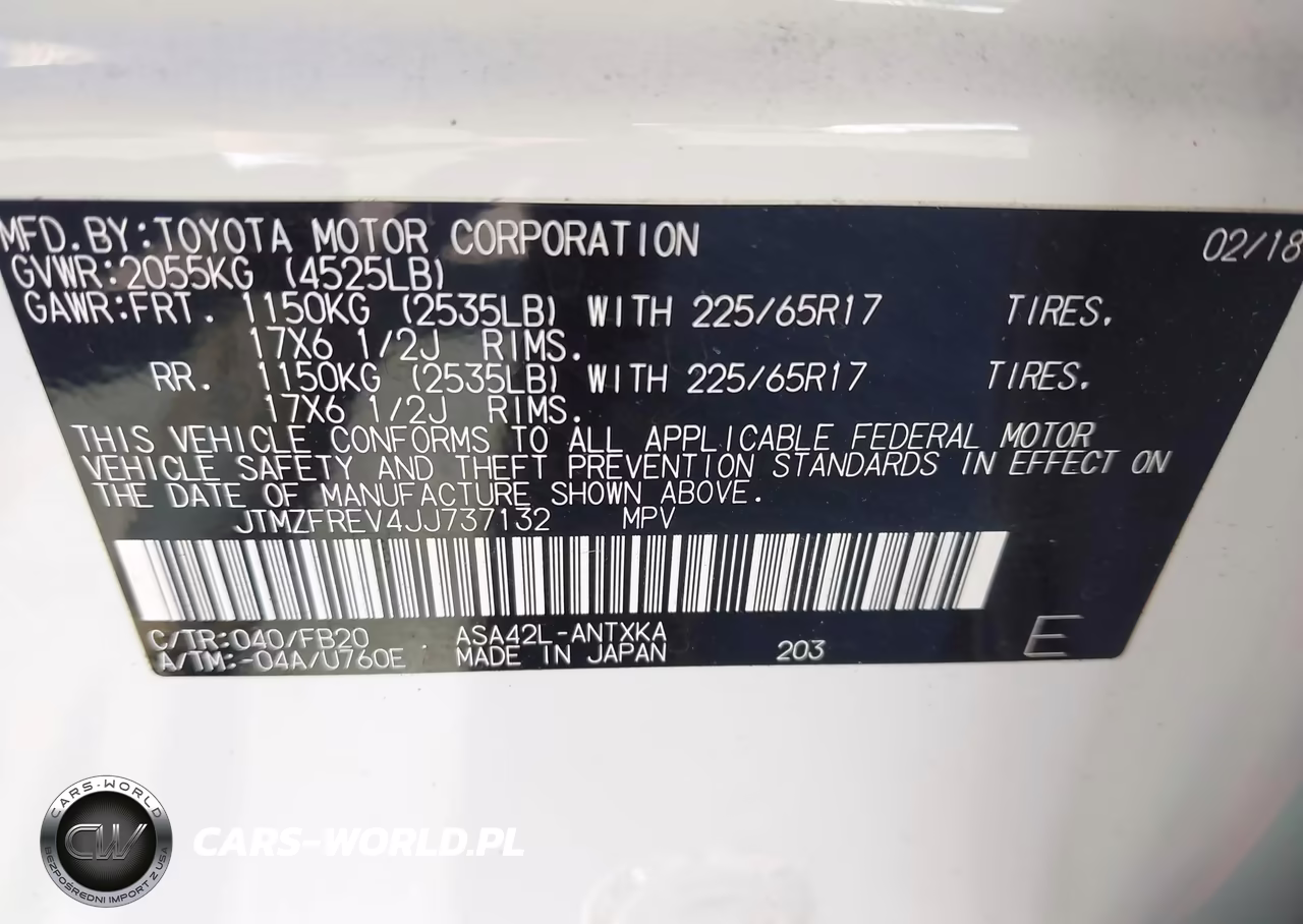 2018 Toyota Rav4 Le VIN:JTMZFREV4JJ737132 - 9