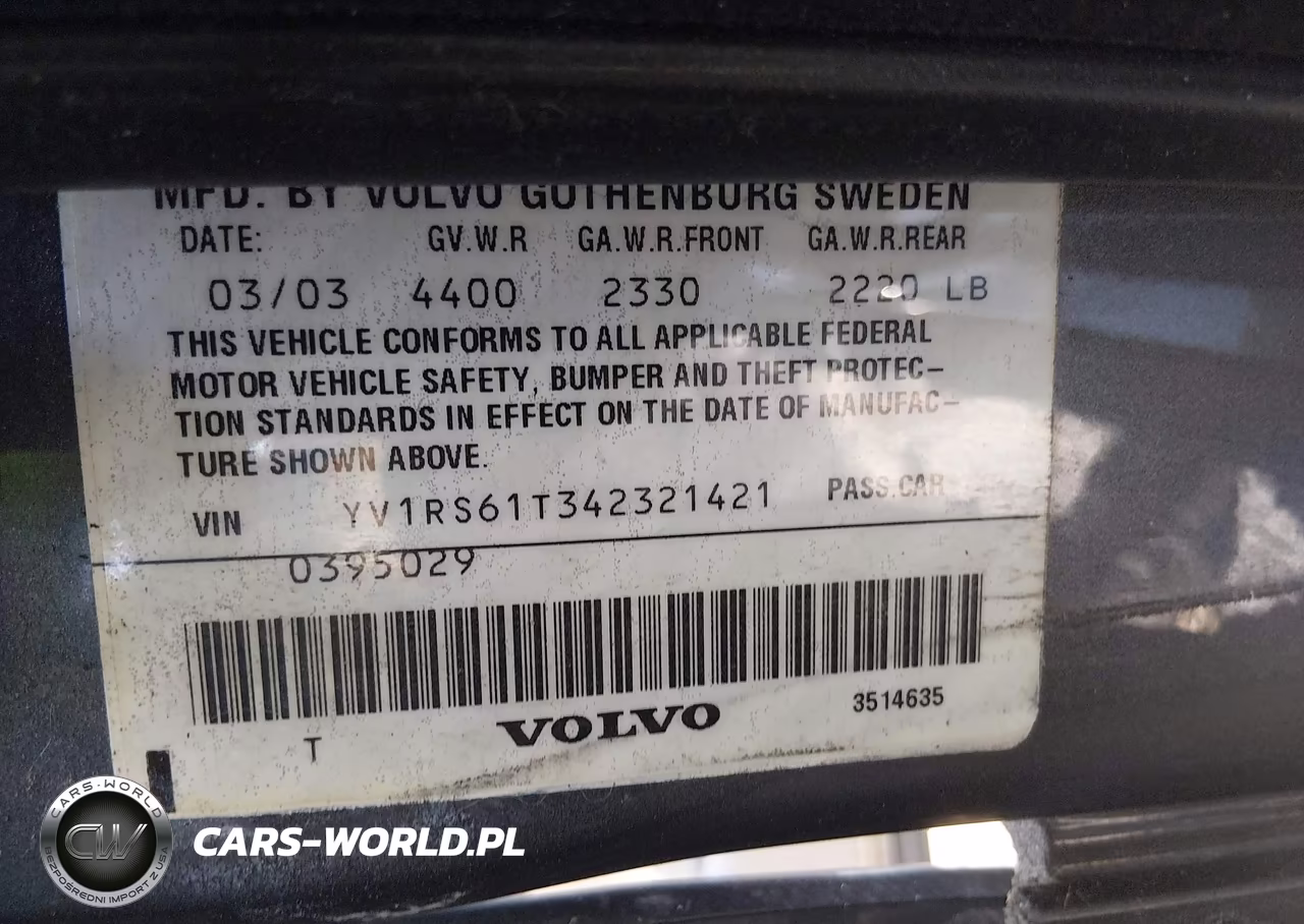 2004 Volvo S60 2.4 VIN:YV1RS61T342321421 - 9