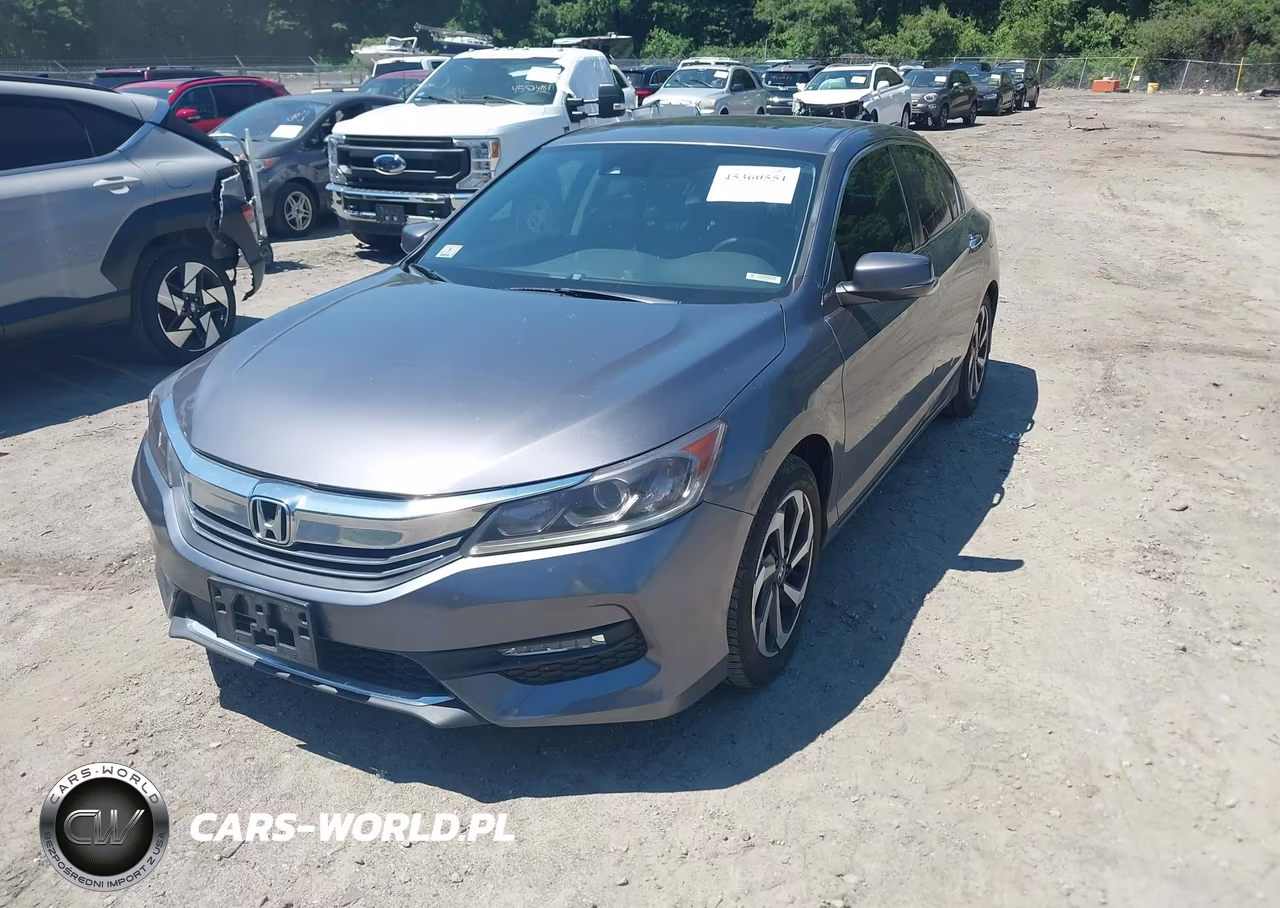 2016 Honda Accord Ex-L VIN:1HGCR2F96GA012230 - 2