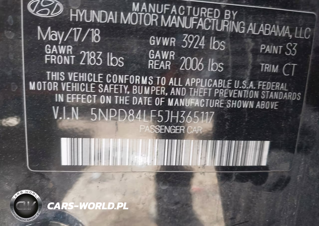 2018 Hyundai Elantra Sel VIN:5NPD84LF5JH365117 - 9