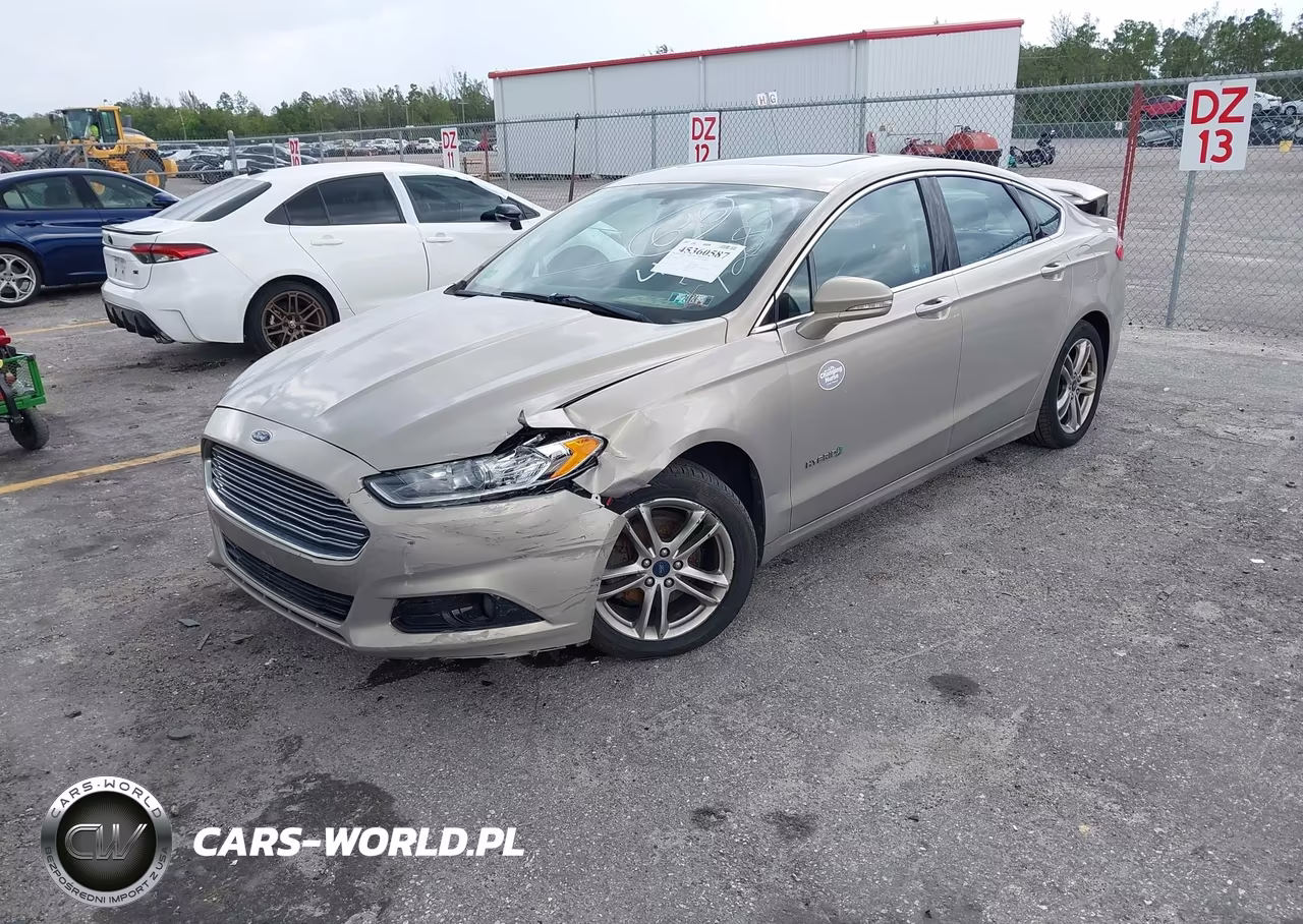 2015 Ford Fusion Hybrid Titanium VIN:3FA6P0RU6FR287287 - 2