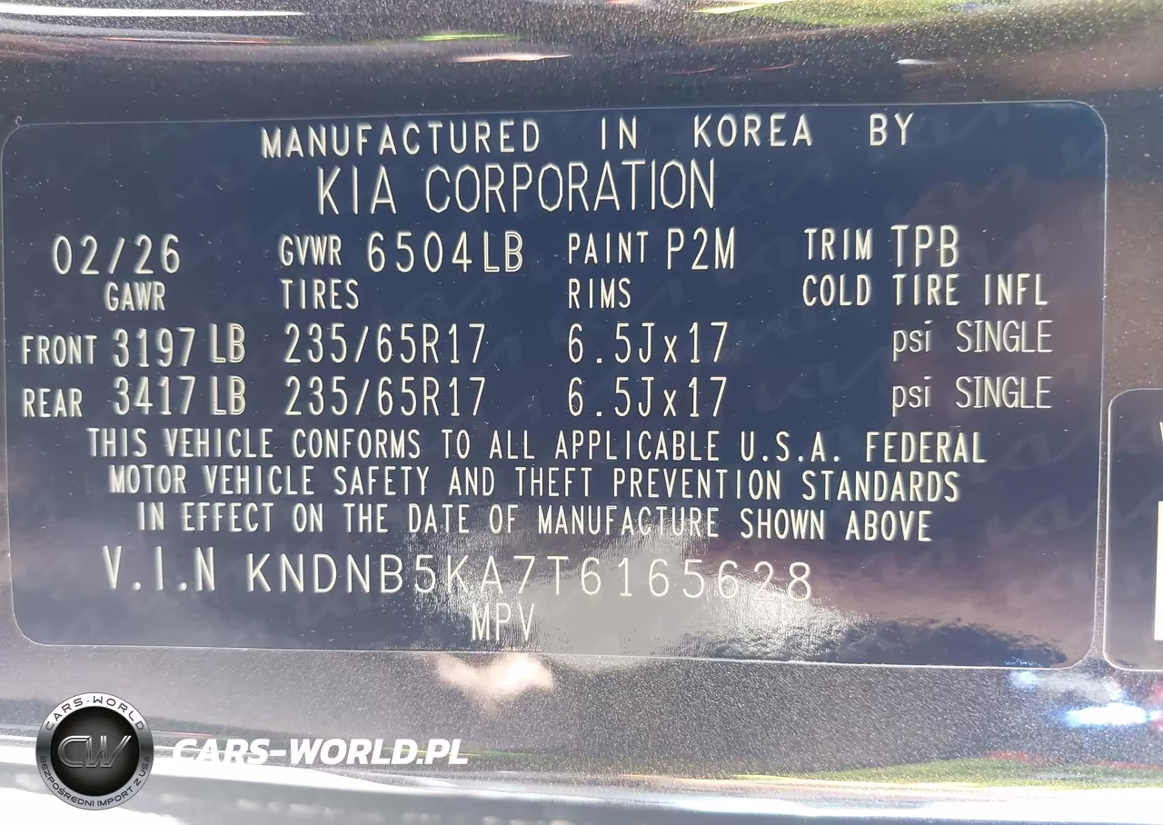 2026 Kia Carnival Mpv Hybrid Lxs VIN:KNDNB5KA7T6165628 - 9