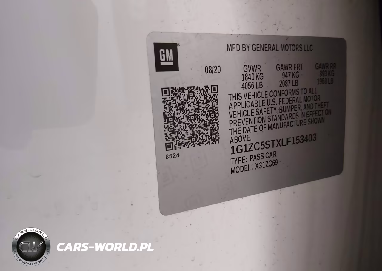 2020 Chevrolet Malibu Fwd 1Fl VIN:1G1ZC5STXLF153403 - 9