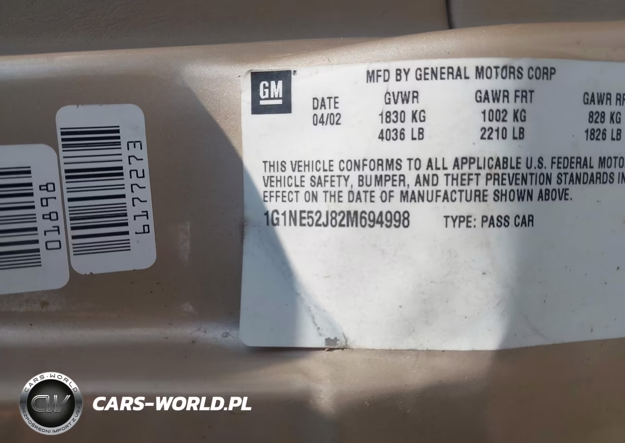 2002 Chevrolet Malibu Ls VIN:1G1NE52J82M694998 - 9