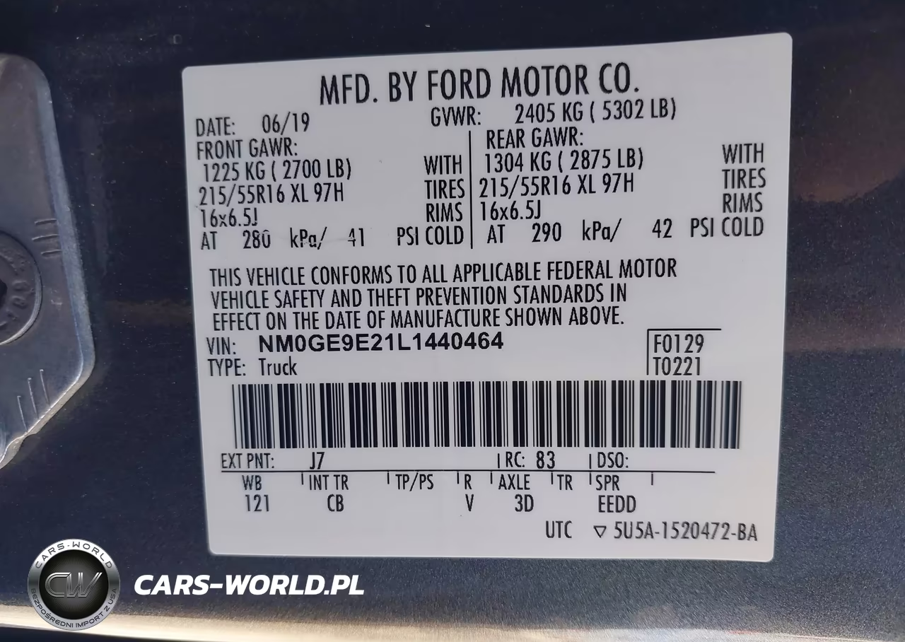 2020 Ford Transit Connect Xl Passenger VIN:NM0GE9E21L1440464 - 9