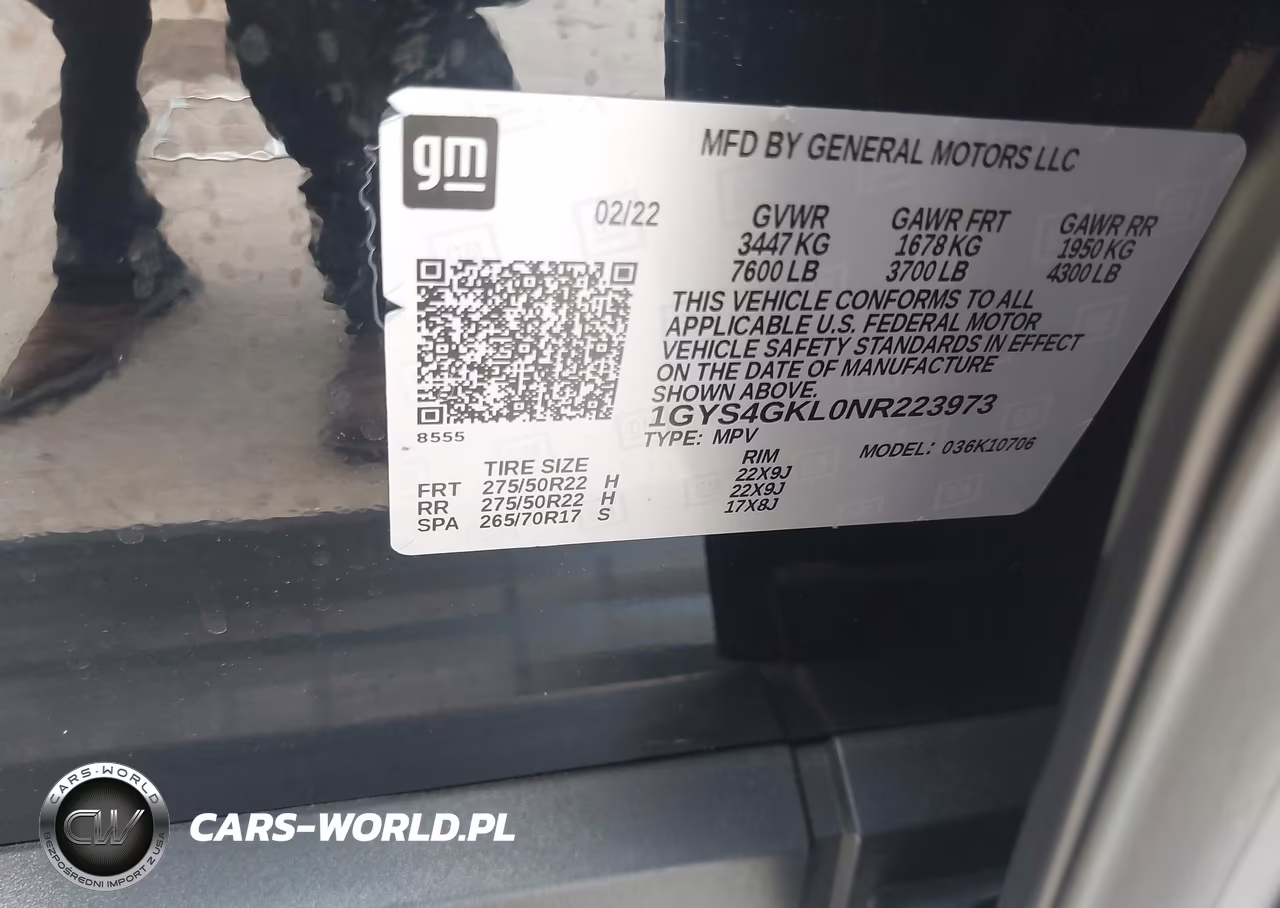 2022 Cadillac Escalade 4Wd Sport Platinum VIN:1GYS4GKL0NR223973 - 9