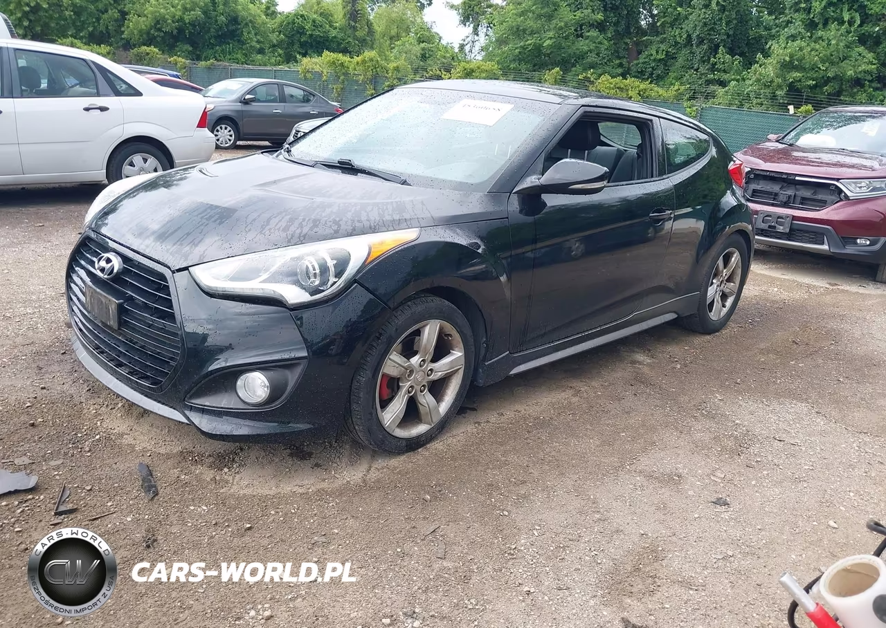 2015 Hyundai Veloster Turbo VIN:KMHTC6AEXFU228831 - 2