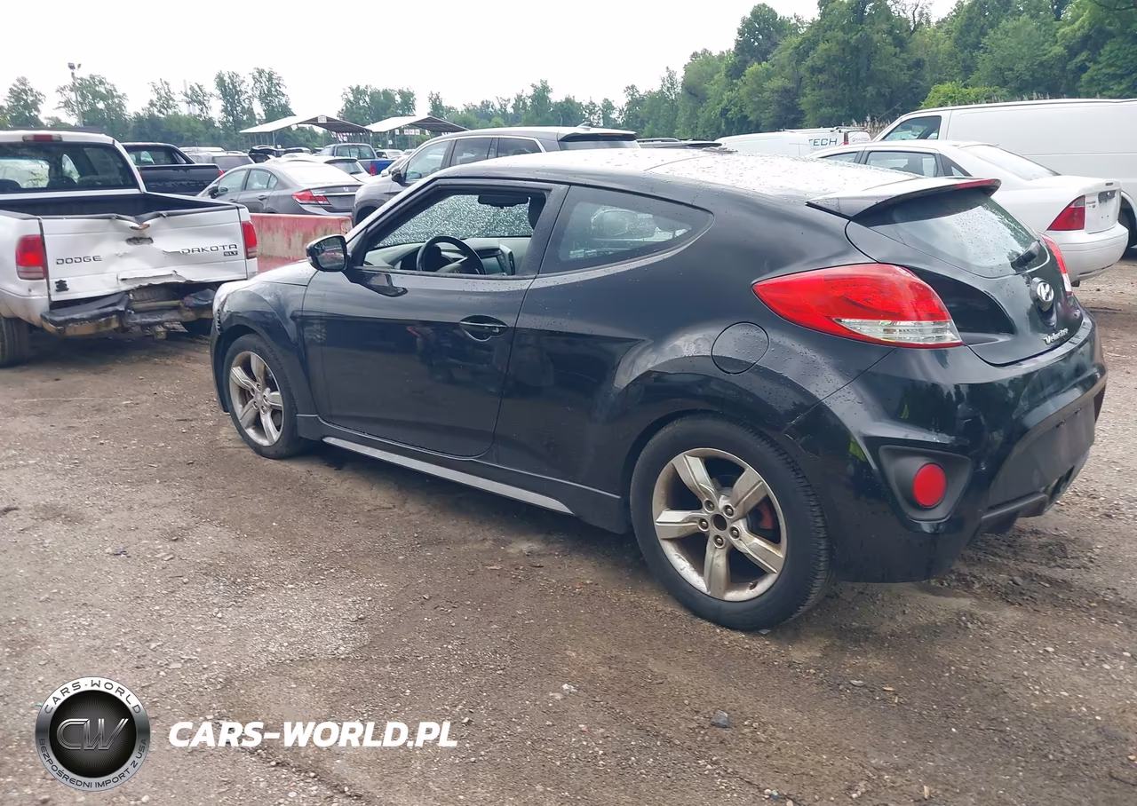 2015 Hyundai Veloster Turbo VIN:KMHTC6AEXFU228831 - 3